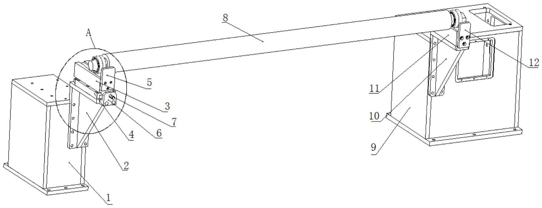 一種銅箔91香蕉在线视频放卷延長架機構的製作方法